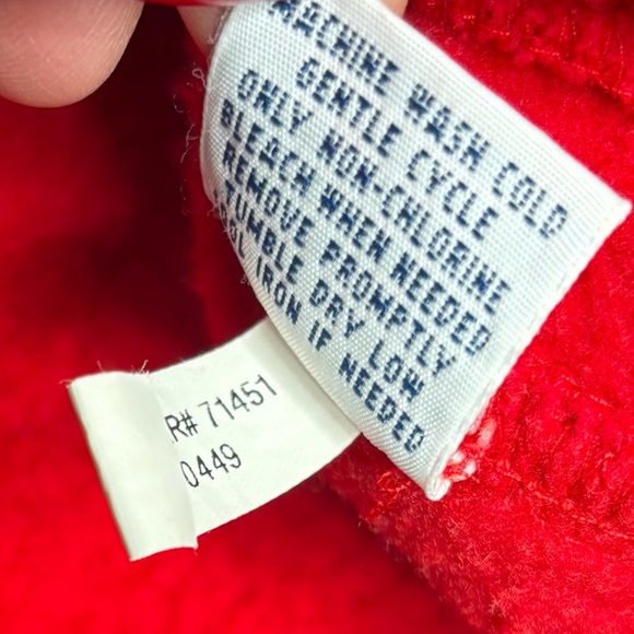 Vintage Polo Ralph Lauren Varsity Jacket Red Size small spell out patches Sporty - Picture 8 of 9